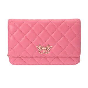 CHANEL Matrasse W Peace Chain Wallet Pink shoulder bag 800000117959000